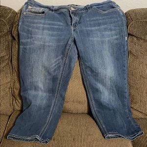 Seven Jean Capris, **Plus** Size 18
